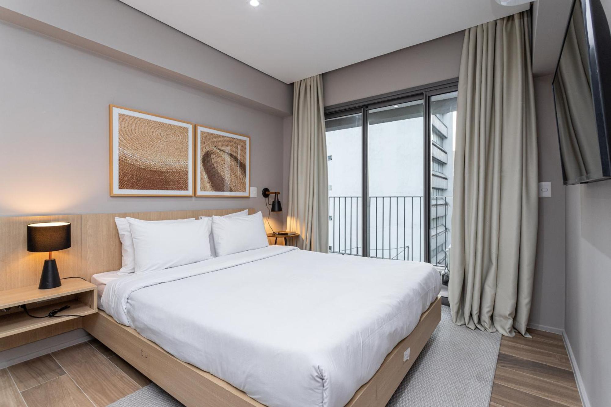 Apartamentos Proximos Ao Masp E A Metros Da Estacao Consolacao E Avenida Paulista - Next Haddock 圣保罗 外观 照片