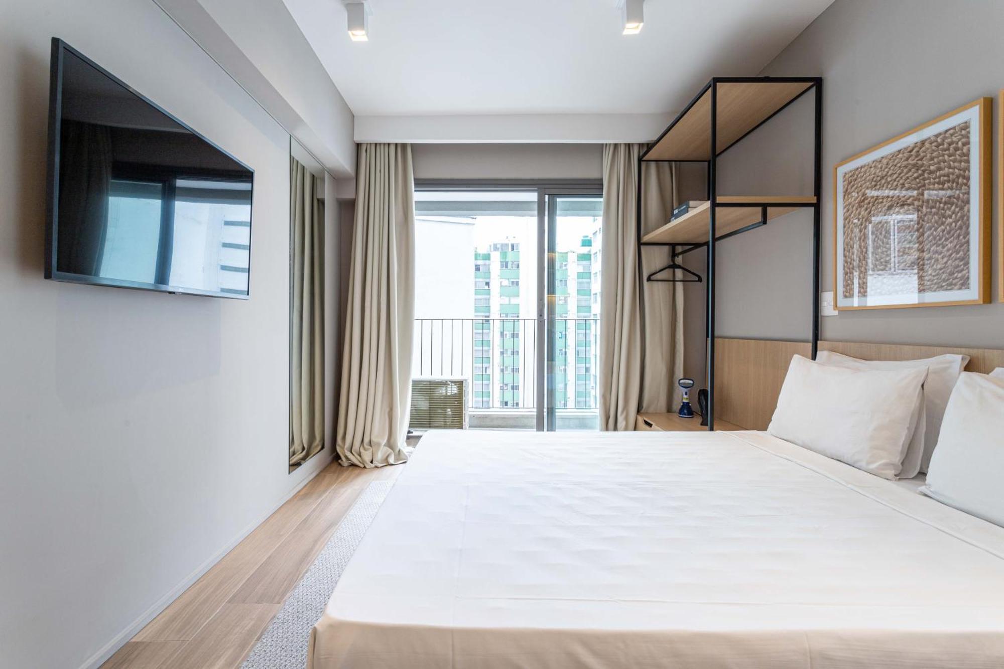 Apartamentos Proximos Ao Masp E A Metros Da Estacao Consolacao E Avenida Paulista - Next Haddock 圣保罗 外观 照片