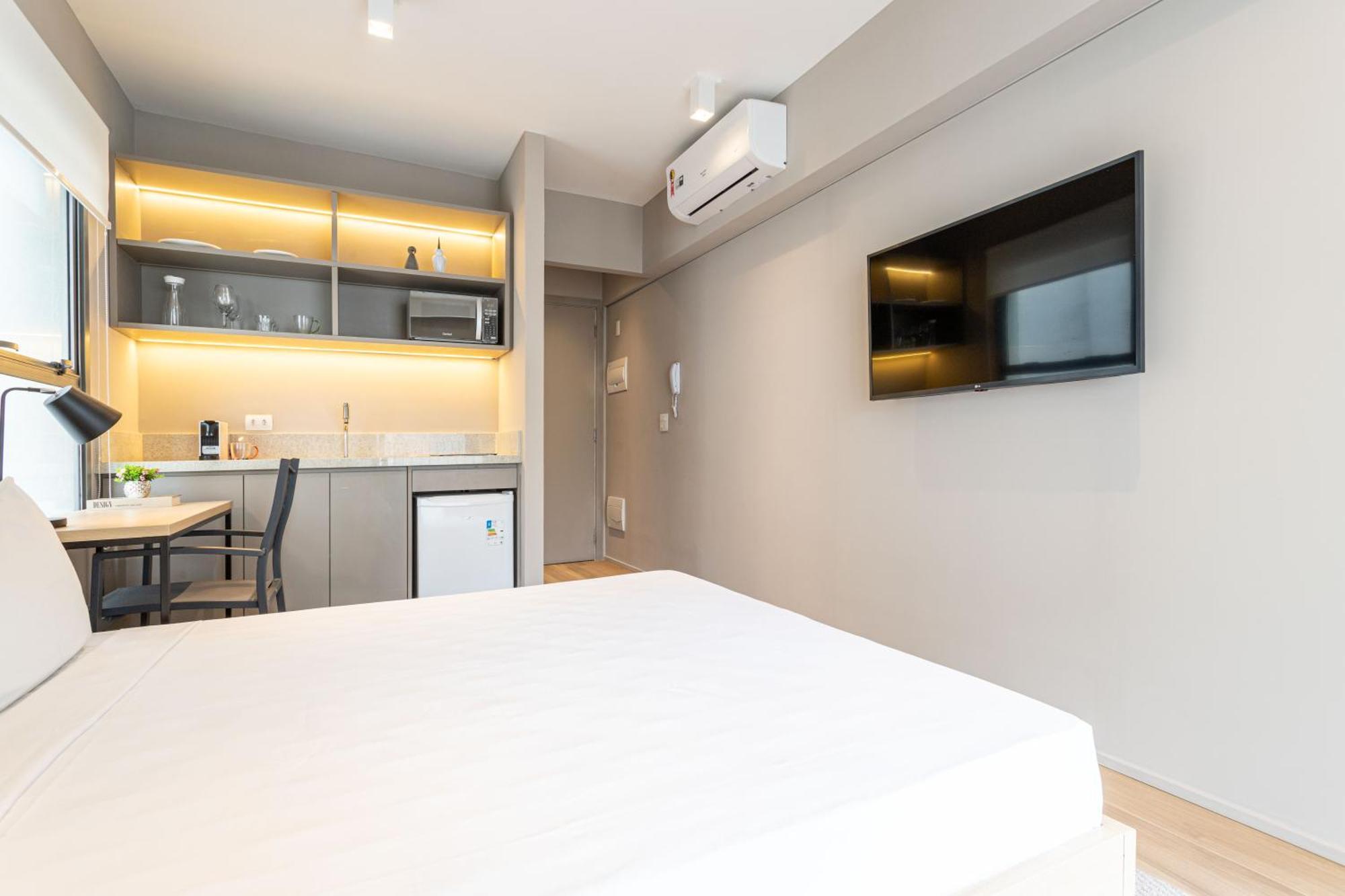 Apartamentos Proximos Ao Masp E A Metros Da Estacao Consolacao E Avenida Paulista - Next Haddock 圣保罗 外观 照片