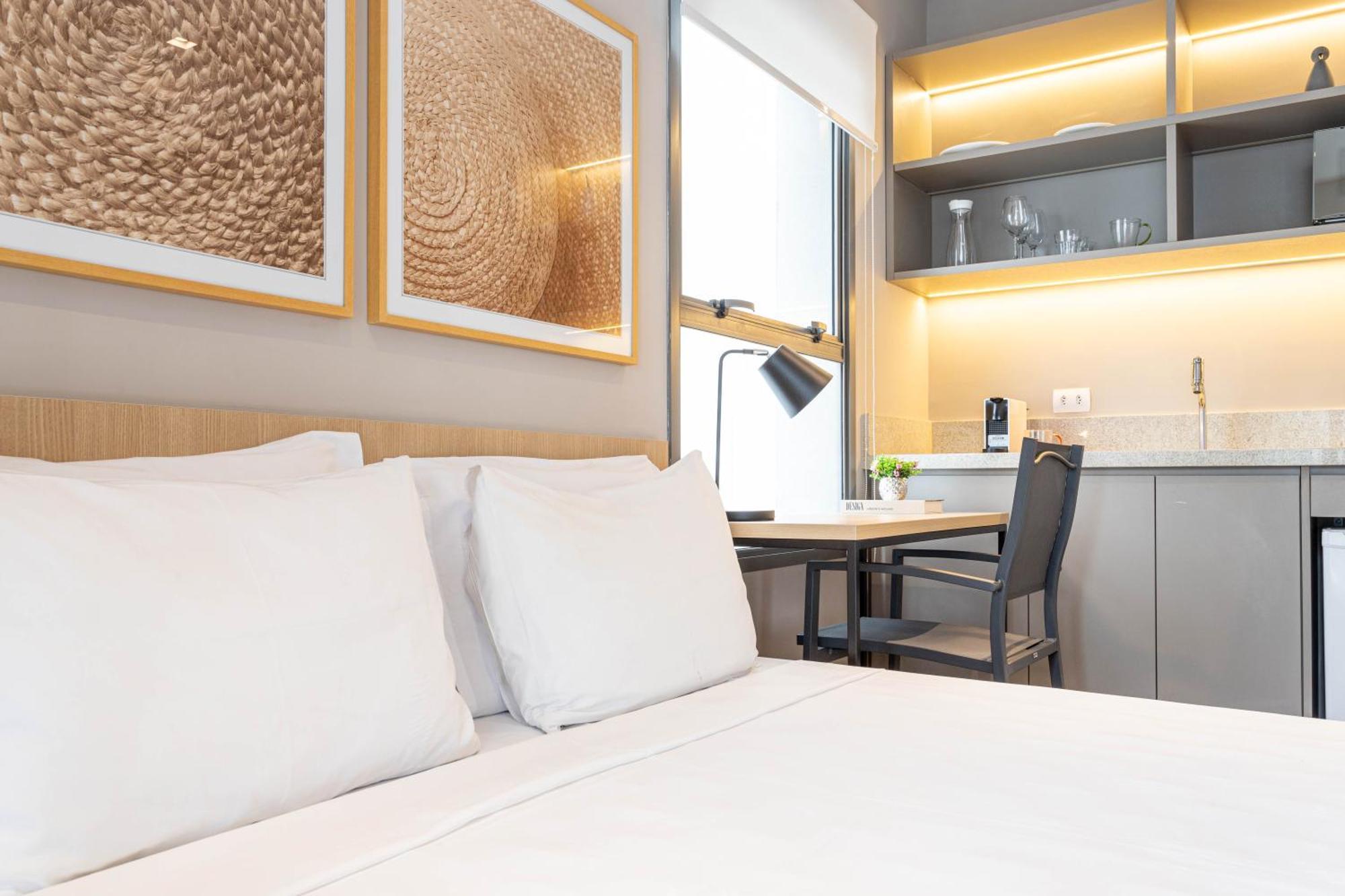 Apartamentos Proximos Ao Masp E A Metros Da Estacao Consolacao E Avenida Paulista - Next Haddock 圣保罗 外观 照片