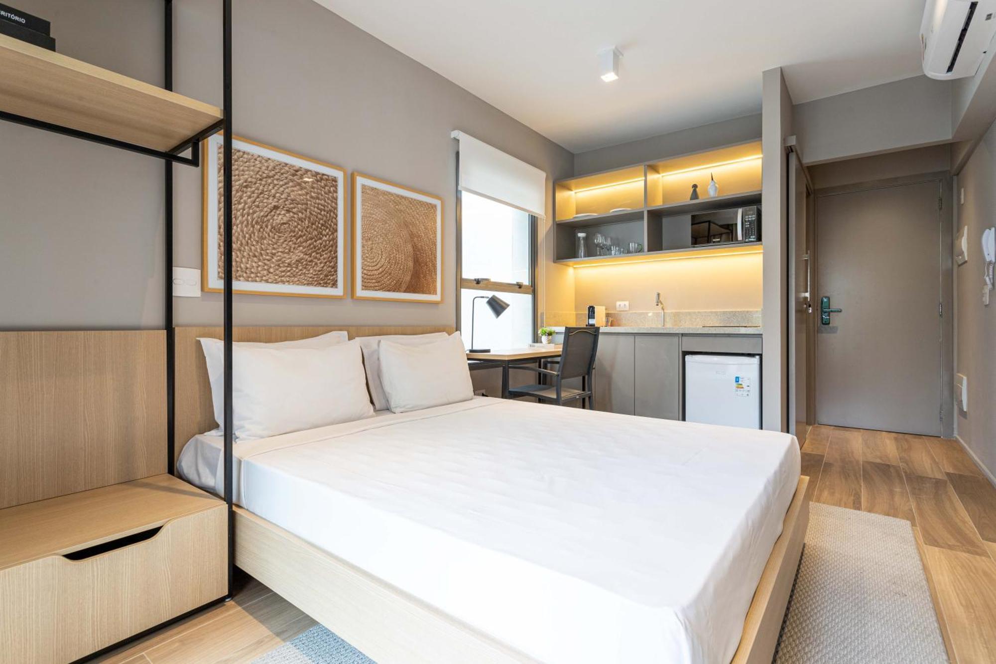 Apartamentos Proximos Ao Masp E A Metros Da Estacao Consolacao E Avenida Paulista - Next Haddock 圣保罗 外观 照片
