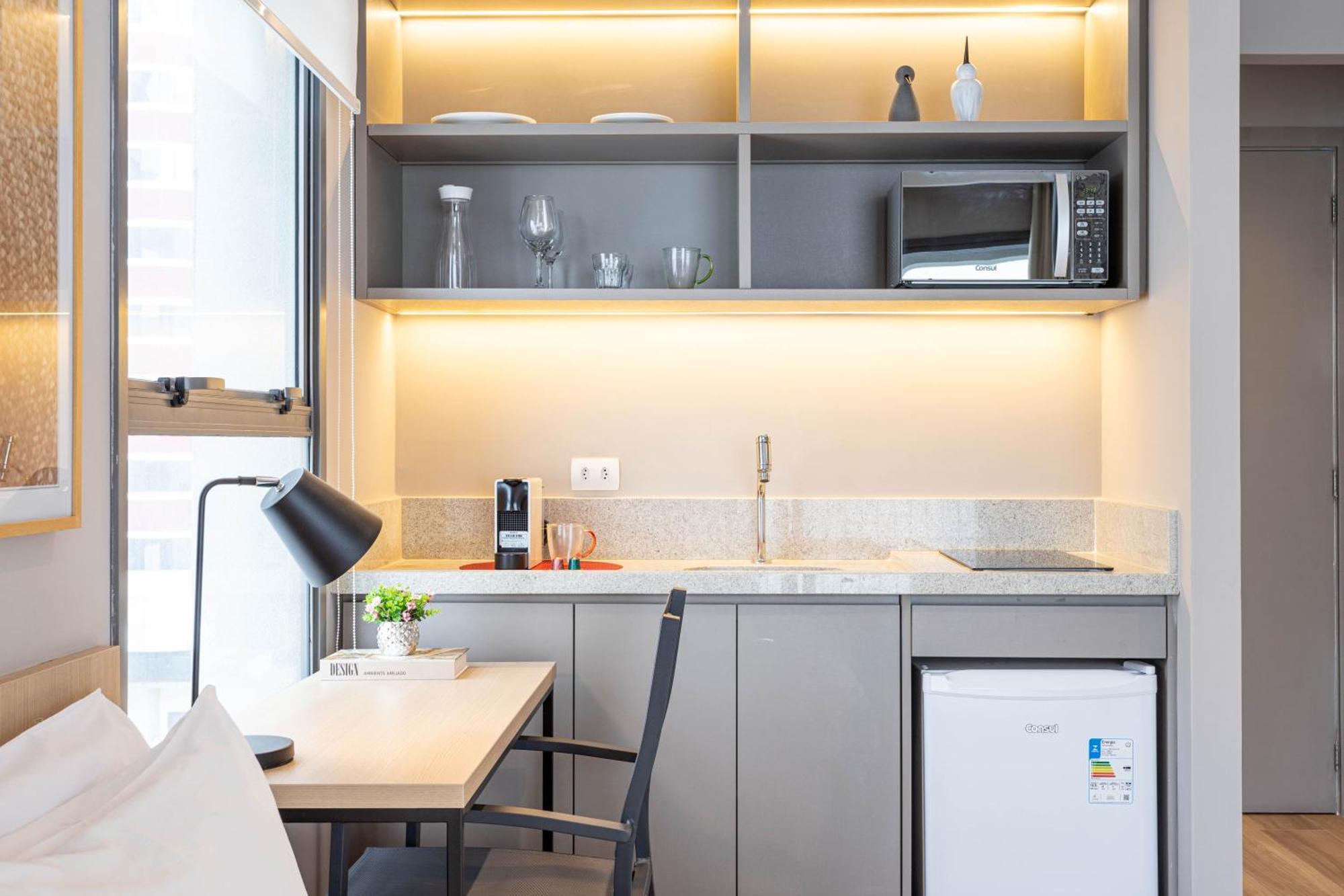 Apartamentos Proximos Ao Masp E A Metros Da Estacao Consolacao E Avenida Paulista - Next Haddock 圣保罗 外观 照片