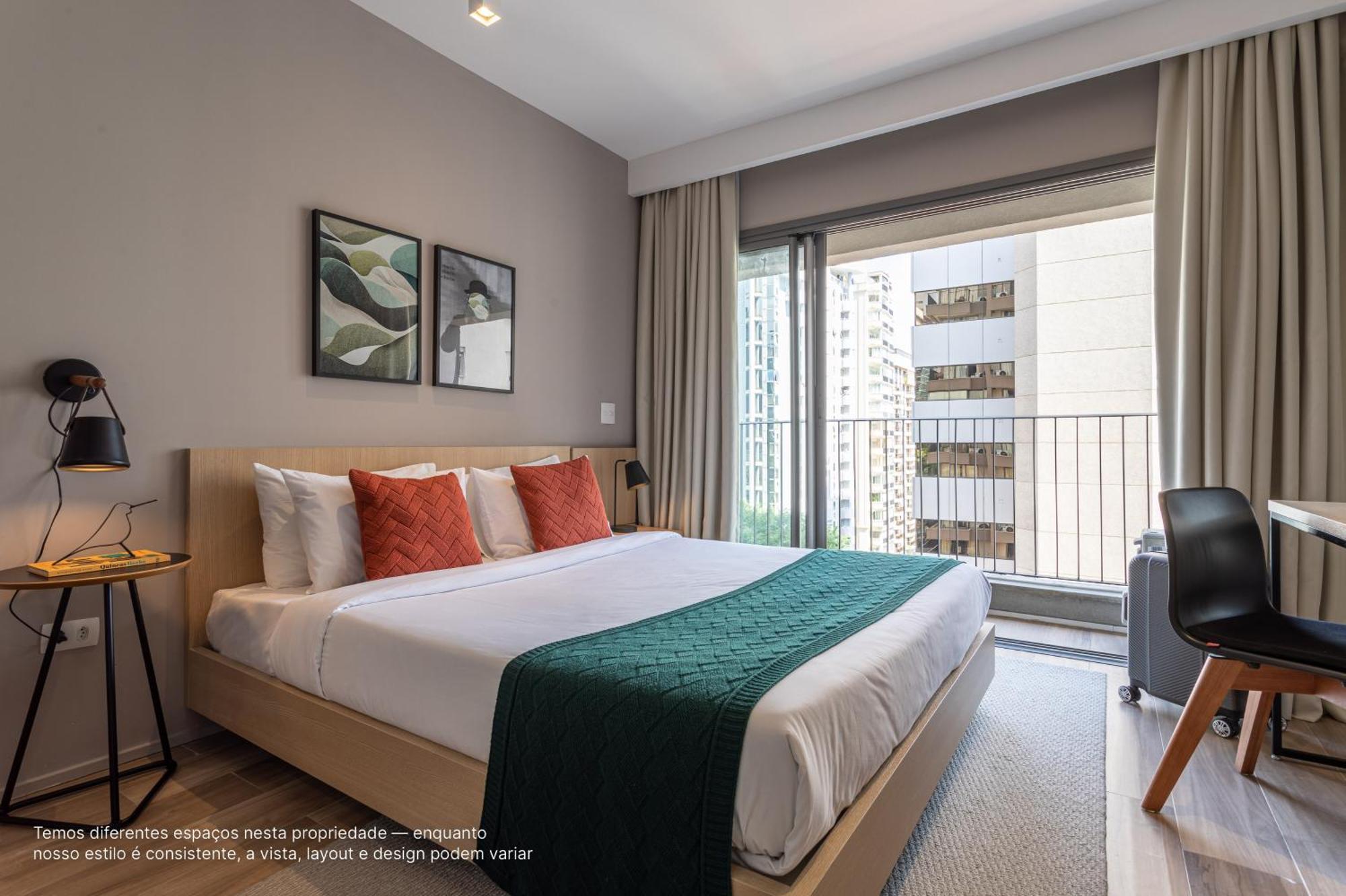 Apartamentos Proximos Ao Masp E A Metros Da Estacao Consolacao E Avenida Paulista - Next Haddock 圣保罗 客房 照片