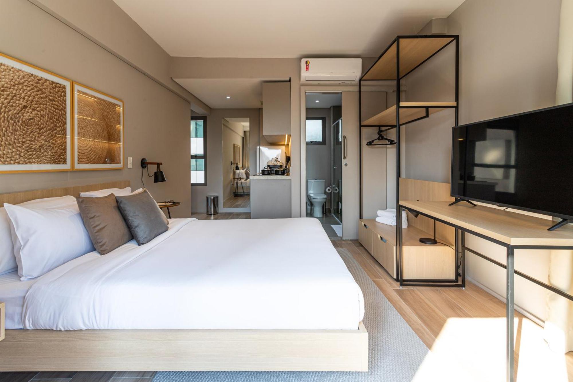 Apartamentos Proximos Ao Masp E A Metros Da Estacao Consolacao E Avenida Paulista - Next Haddock 圣保罗 客房 照片