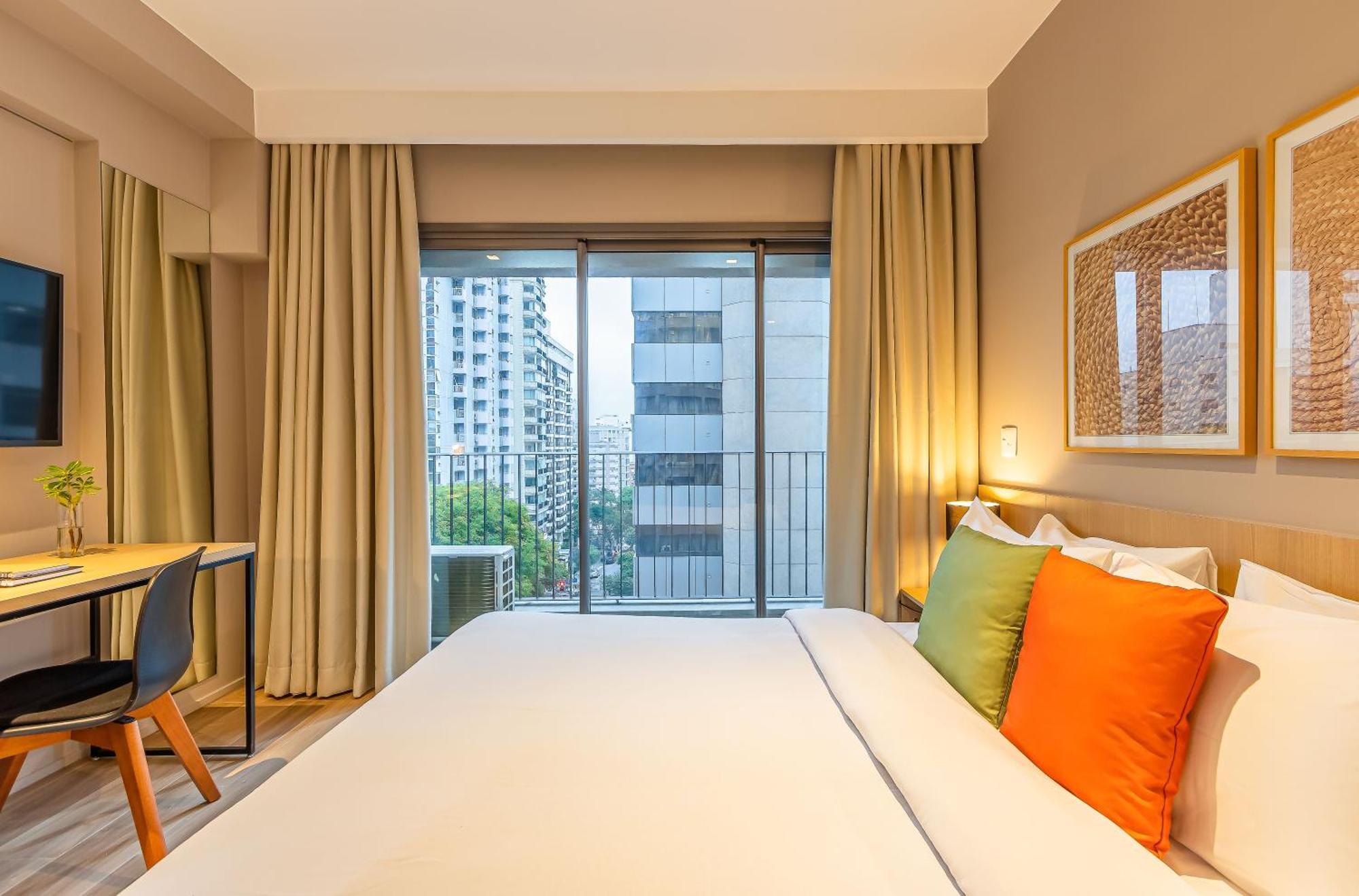 Apartamentos Proximos Ao Masp E A Metros Da Estacao Consolacao E Avenida Paulista - Next Haddock 圣保罗 客房 照片