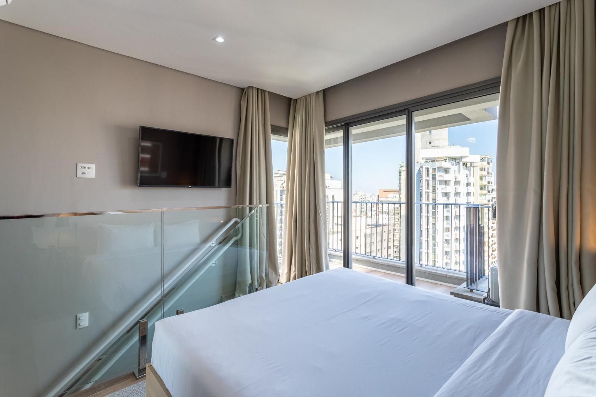 Apartamentos Proximos Ao Masp E A Metros Da Estacao Consolacao E Avenida Paulista - Next Haddock 圣保罗 外观 照片
