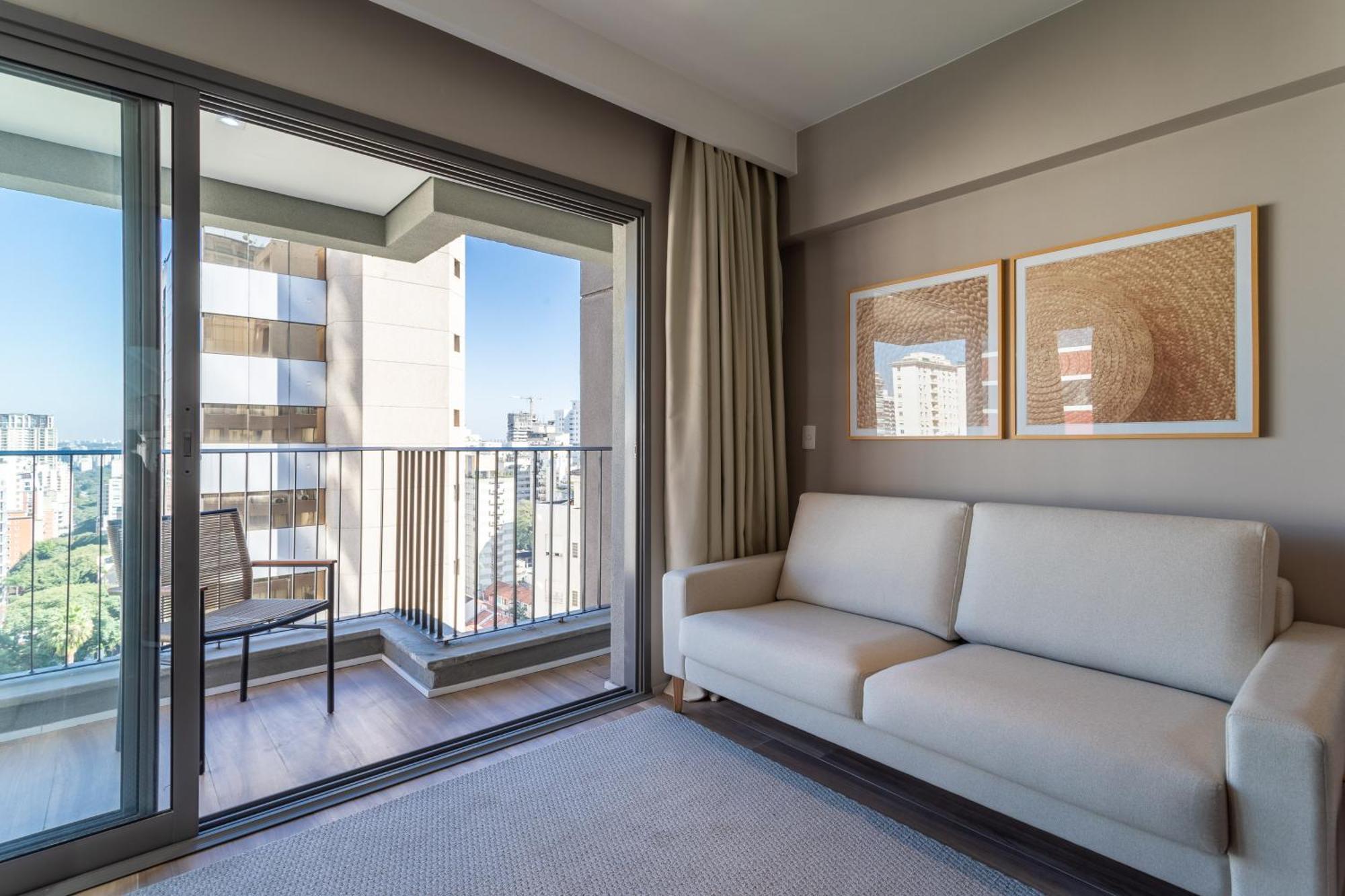 Apartamentos Proximos Ao Masp E A Metros Da Estacao Consolacao E Avenida Paulista - Next Haddock 圣保罗 外观 照片